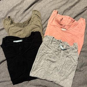 Set of 4 short sleeved shirts